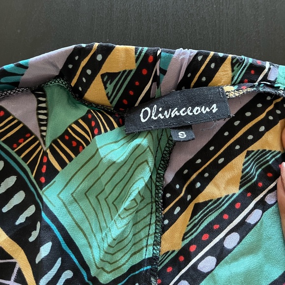 Multicolour Aztec Print Pants - Picture 4 of 4